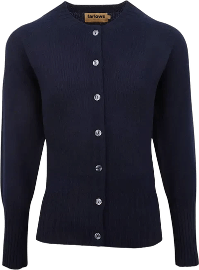 Lambswool Deep Rib Cardigan