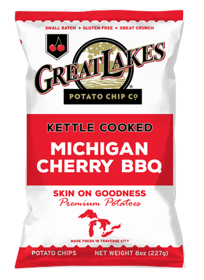 great lakes potato chip co michigan cherry bbq chips