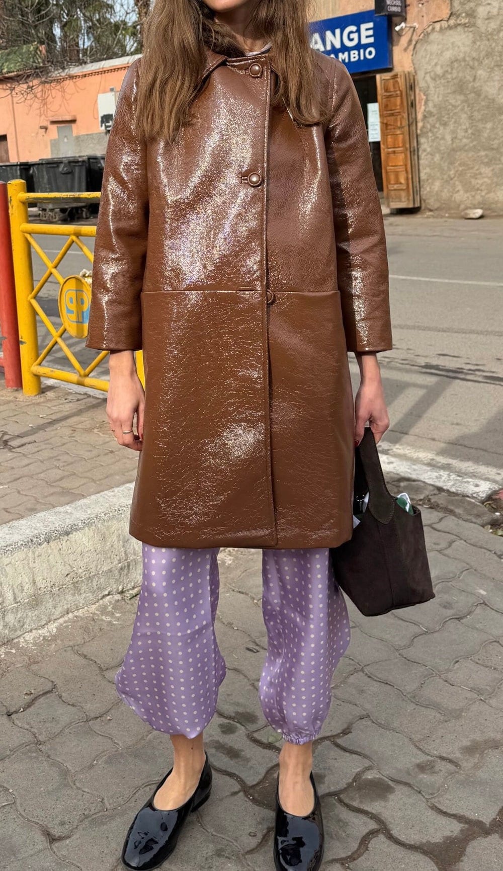 Señorita Out Of School Trench Coat Brown