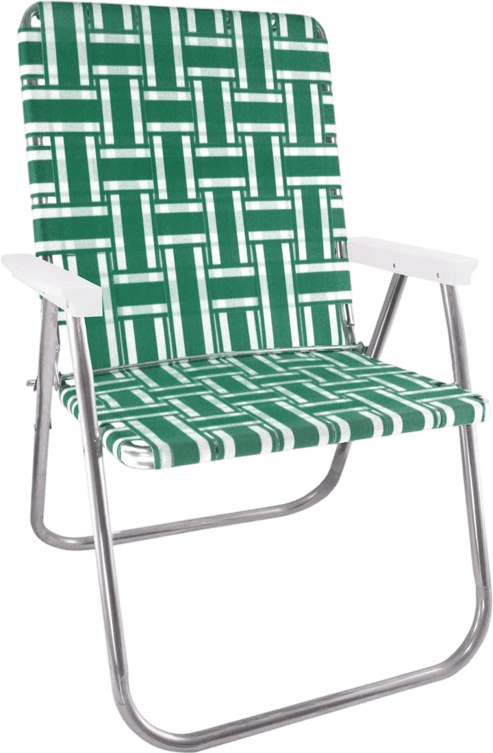 Green and White Stripe Magnum Chair
