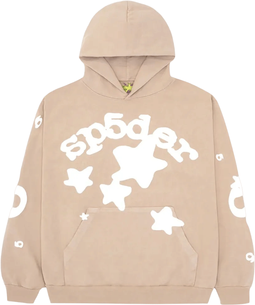 Sp5der Beluga Hoodie Sand