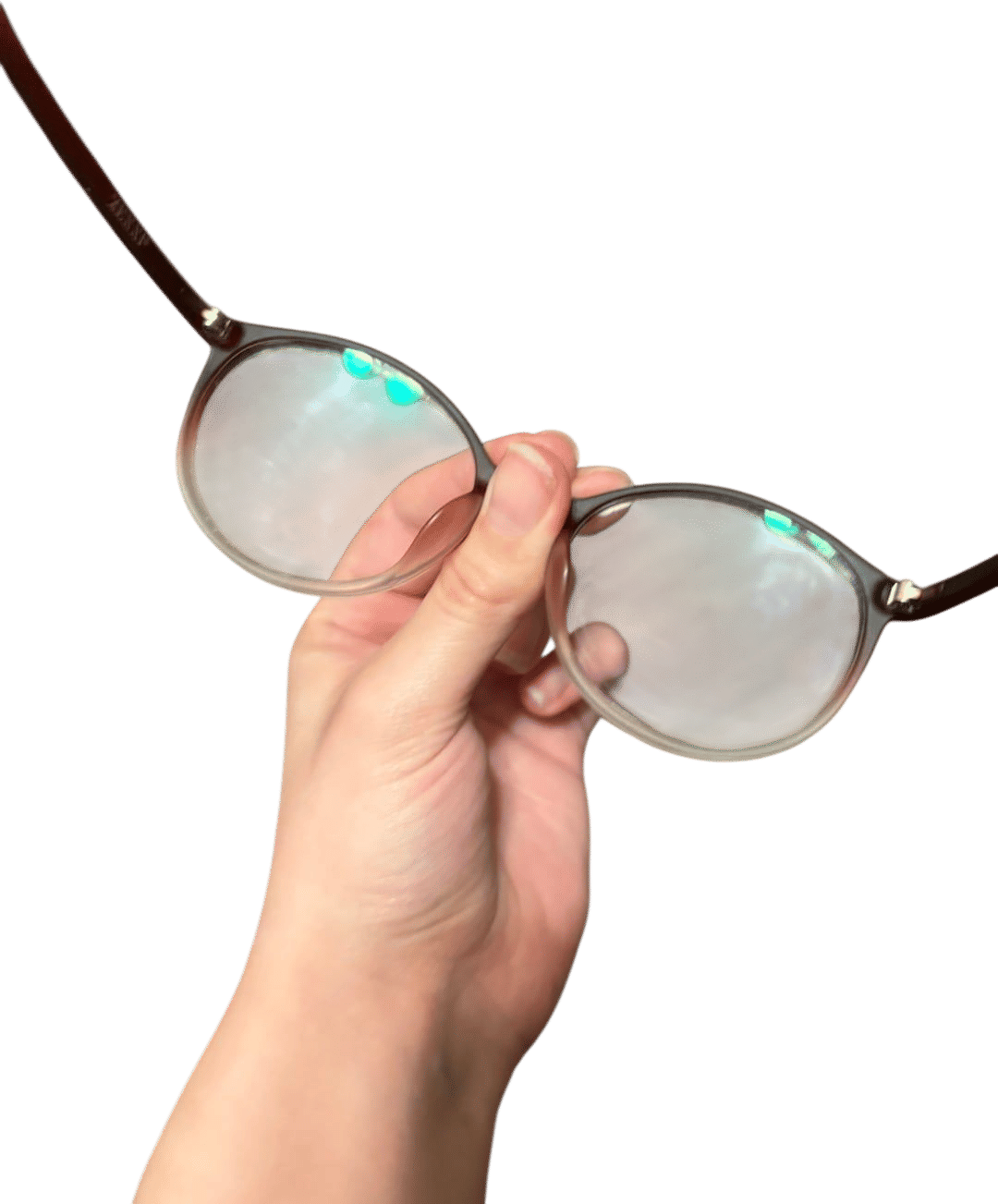 Mystery smudges on my glasses