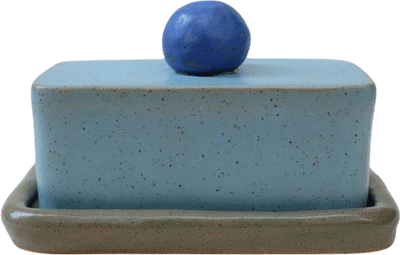 Color Block Butter Dish
