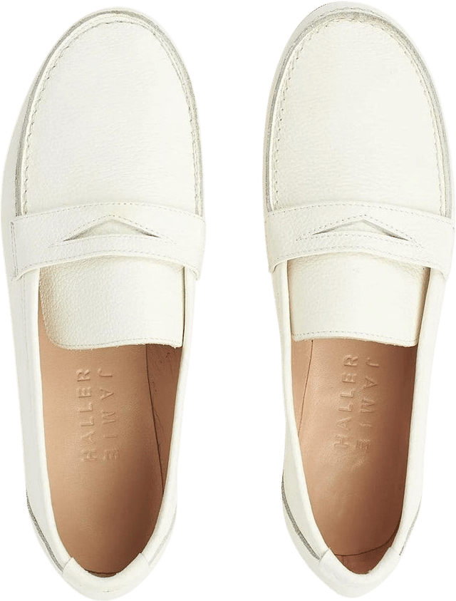 The Penny Loafer in White