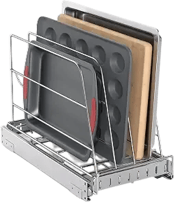 Pull Out Cabinet Organizer for Bakeware