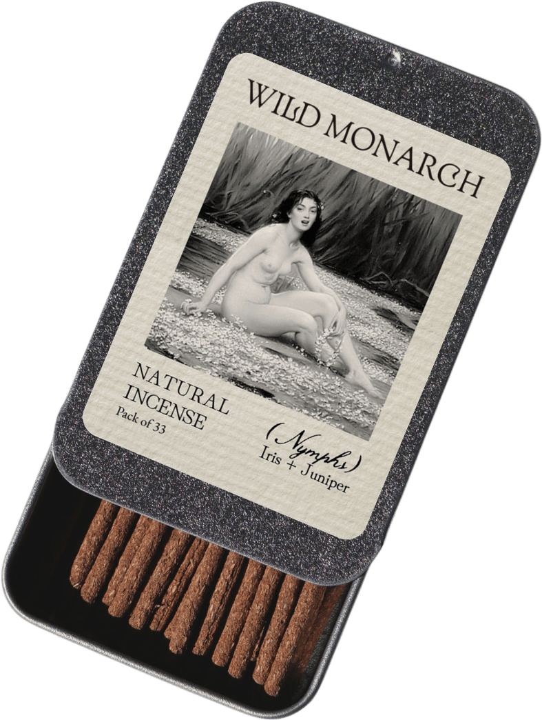 Nymphs (Iris + Juniper) Incense Sticks | Wild Monarch