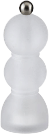 Clear Frosty Mini Bob Salt or Pepper Mill