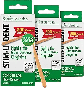 The Natural Dentist Stim-U-Dent Mint Dental Picks