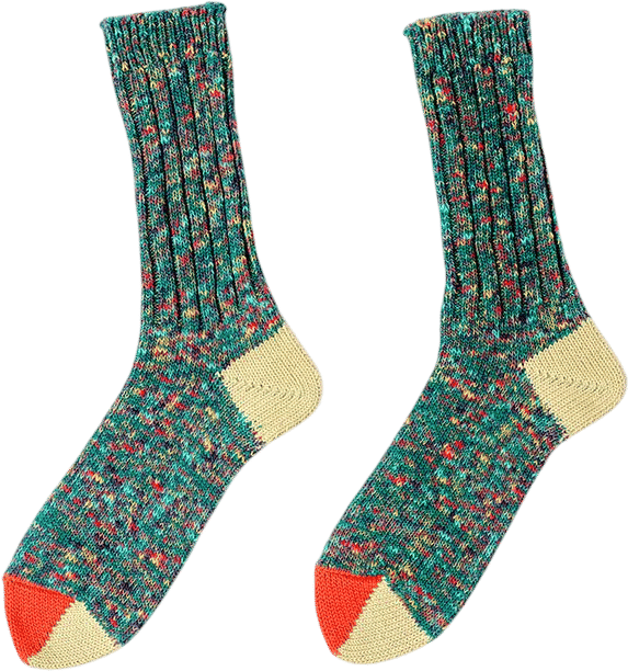 DEGEN Cotton Split Toe Crew Socks