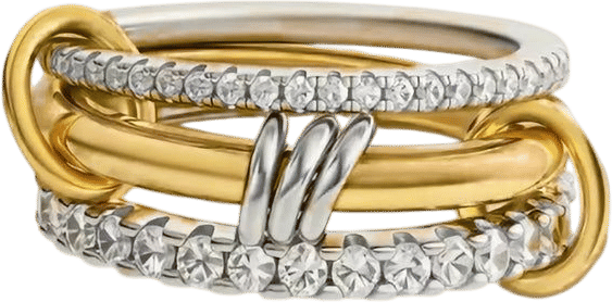 Cosette Stacked Diamond Ring