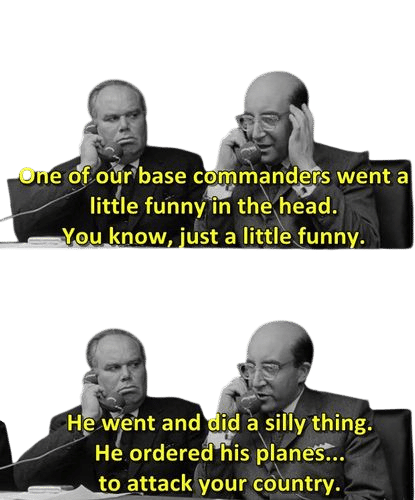 Dr. Strangelove president phone call scene  (1964) HD