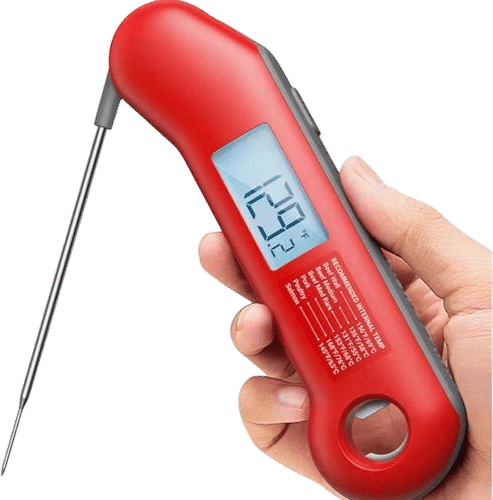 a thermometer.