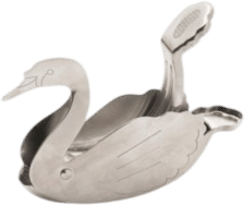 Engraved lemon stainless-steel squeezer