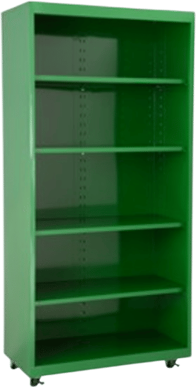 Heavy-Duty Mobile Bookcase (75" H)