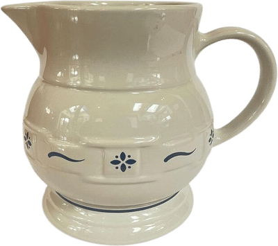 Longaberger Pottery Ivory Large Pitcher