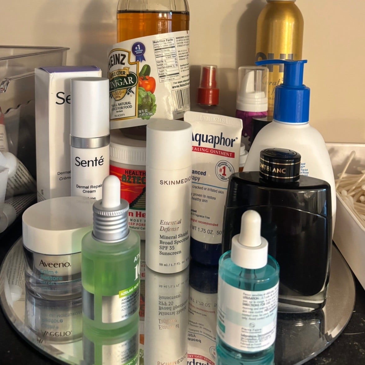 My husband’s skincare routine (he has rosacea and sensitive skin among other issues)