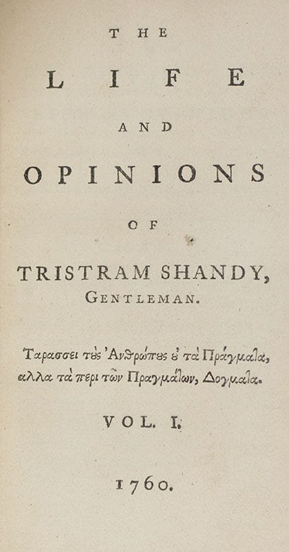 The Life and Opinions of Tristram Shandy, Gentleman