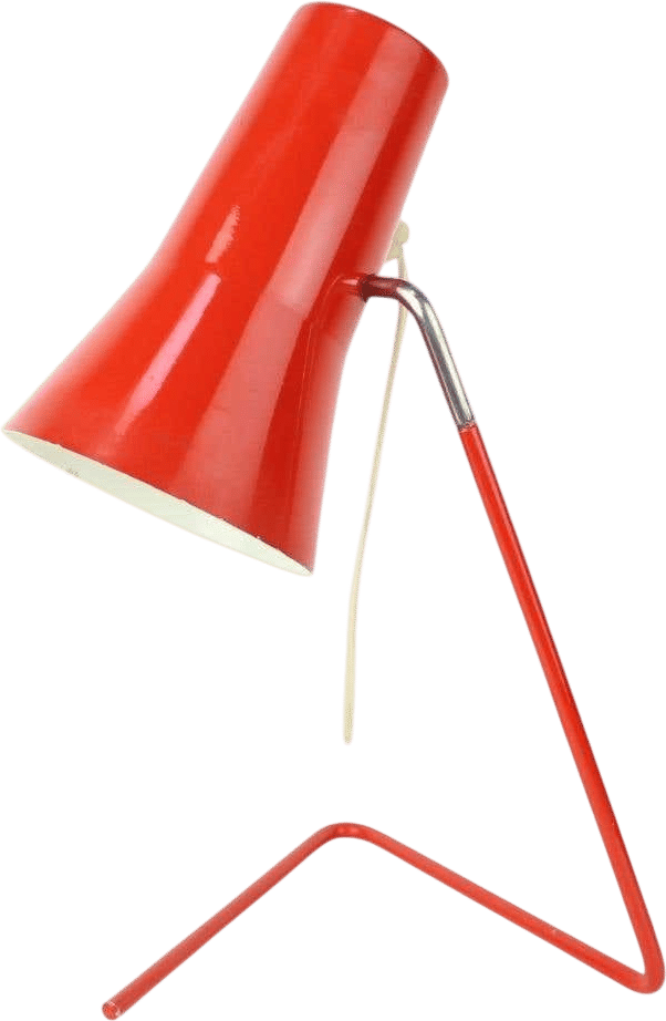 Red Hurka for Drupol Lamp (1960s)