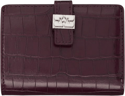 Burgundy Sue Slim Flap Wallet