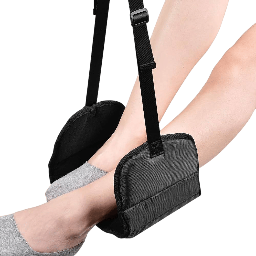 Airplane Footrest with Premium Memory Foam