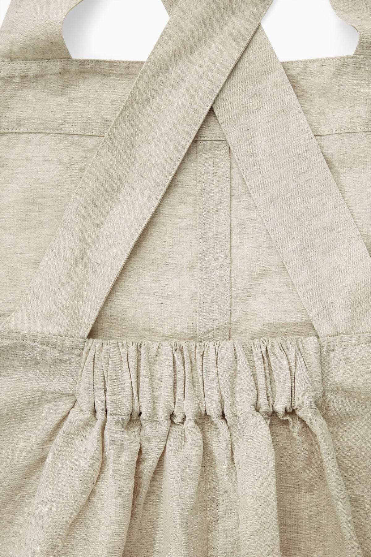 COS Linen Top with Crossed Back Straps