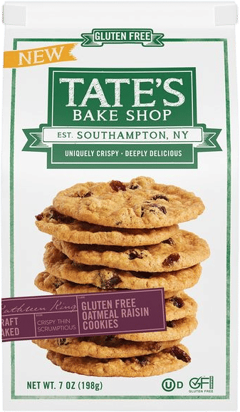 tate’s gluten free oatmeal cookies