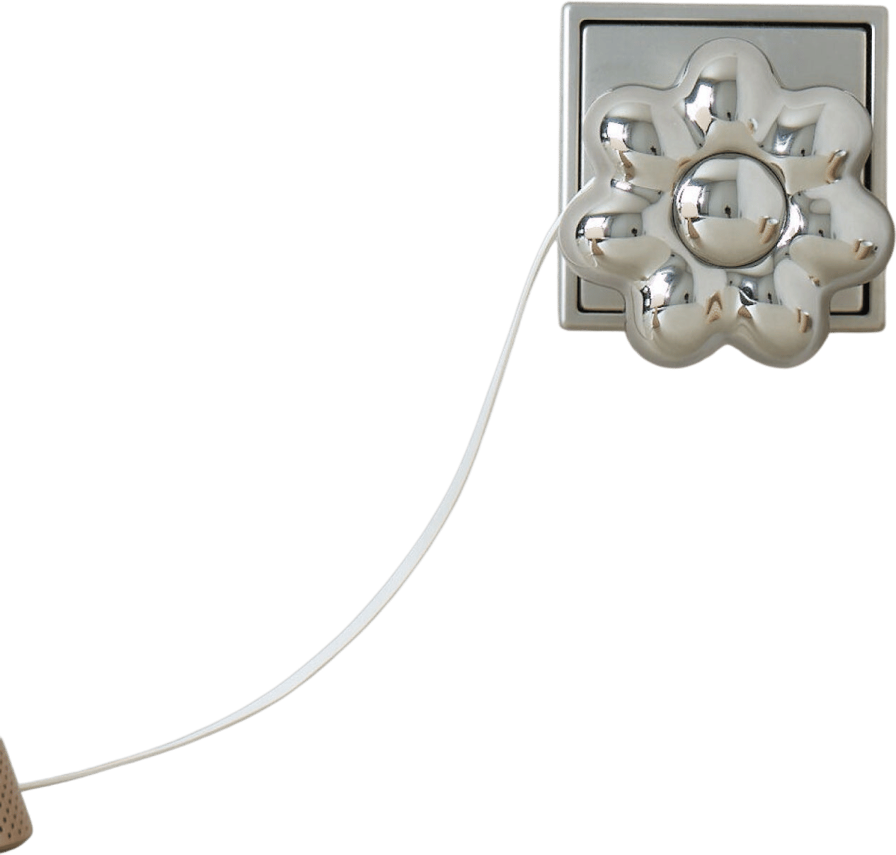 Chrome Silver Objet Charger