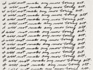 Fourteen assignments from John Baldessari