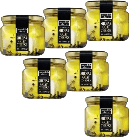Meredith Dairy Marinated Sheep Goat Cheese