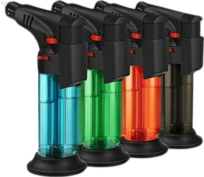 Samniu Jet Flame Butane Torch Lighter (4-Pack)