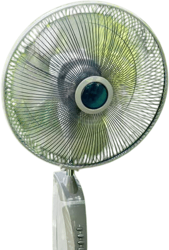 A fan to keep mosquitoes away