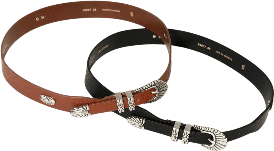 Bonnie Western Studded Belt (Black)