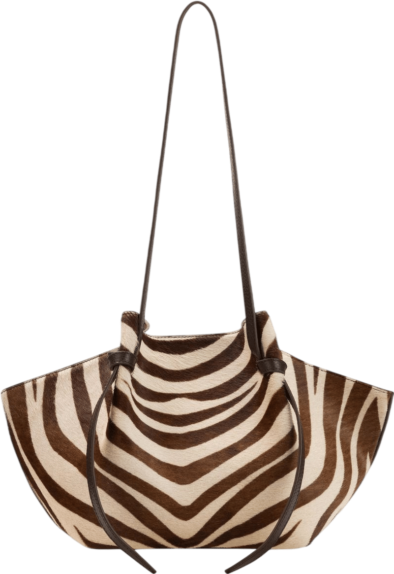 Yuzefi Mochi Savanna Calf Hair Tote Bag