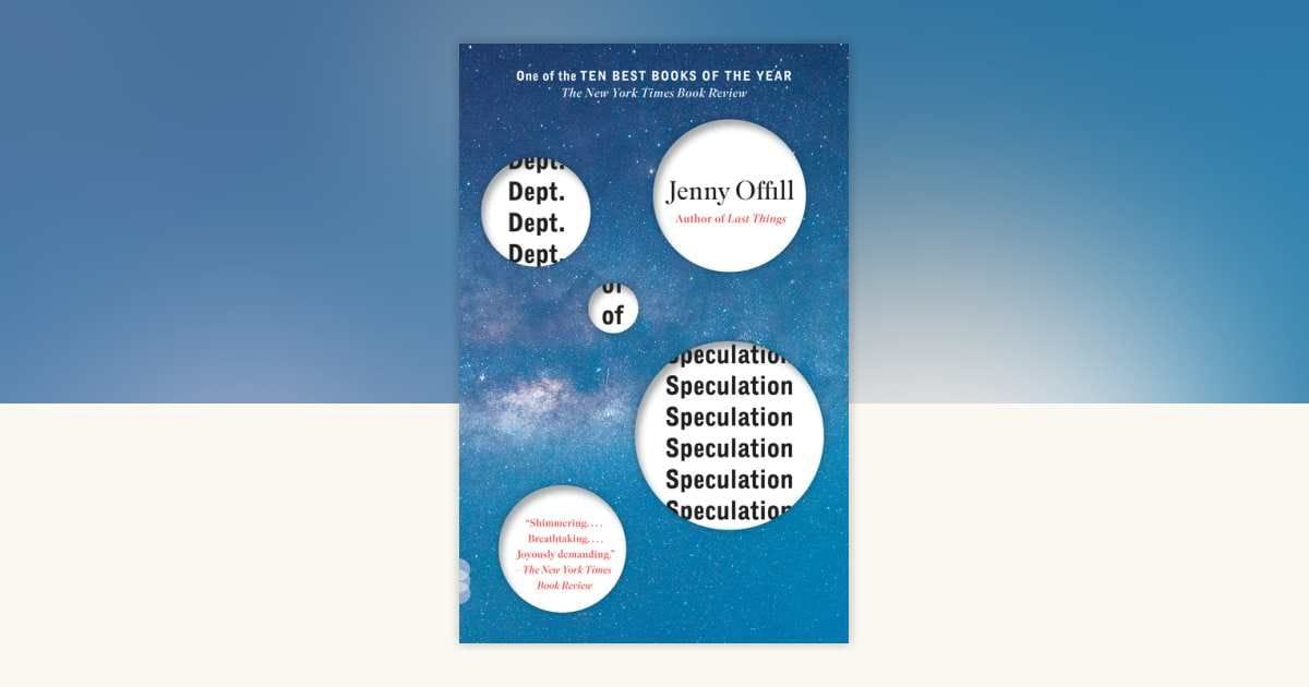 dept. of speculation