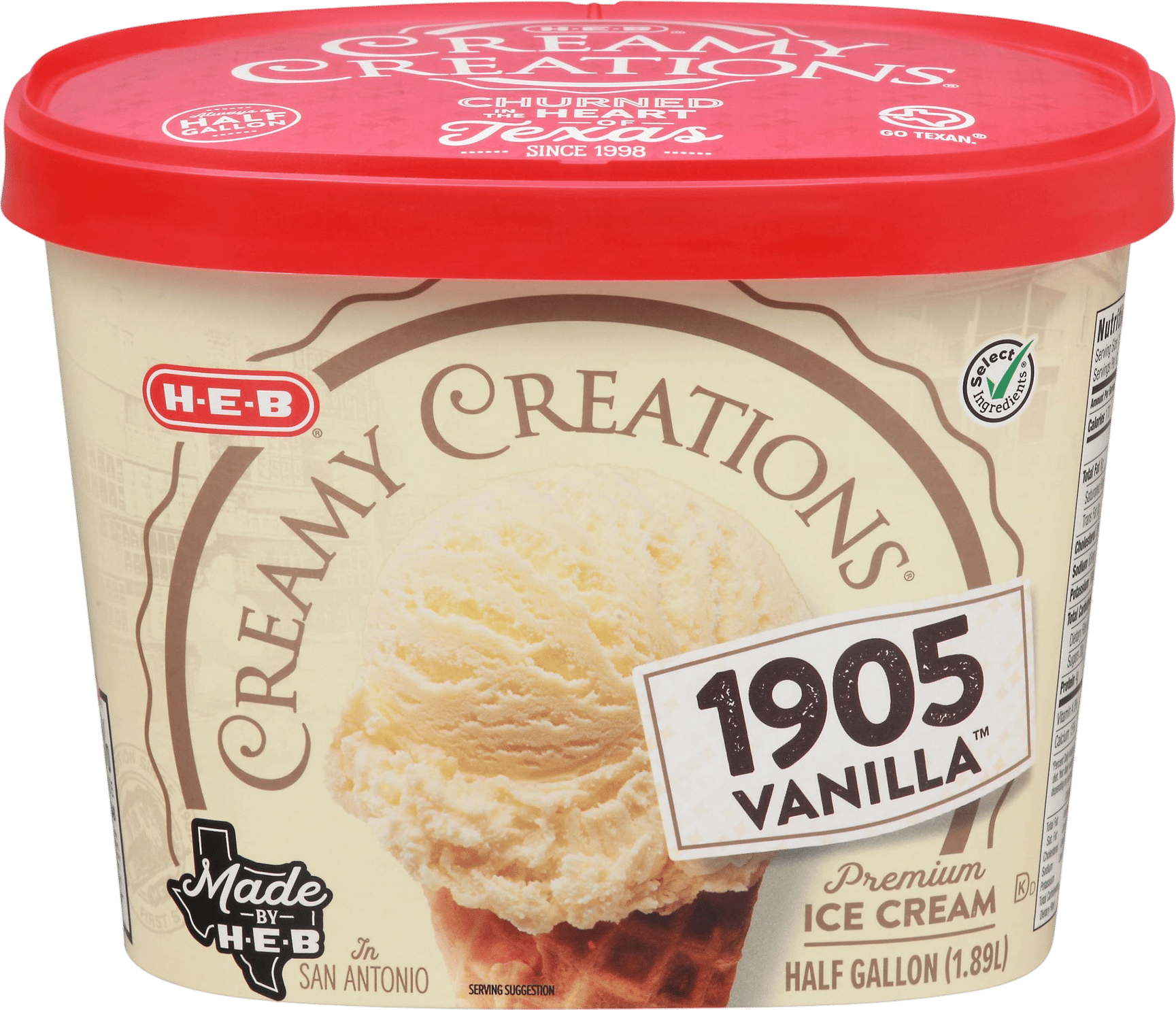 HEB Creamy Creations 1905 Vanilla