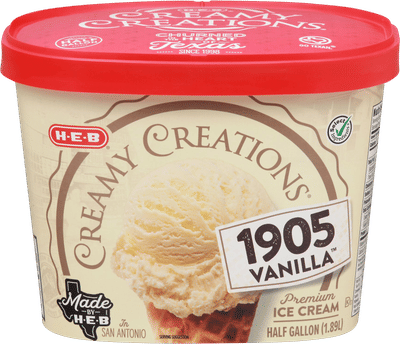 Creamy Creations 1905 Vanilla Ice Cream