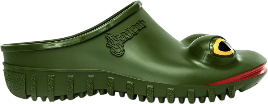 JW Anderson x Wellipets Green Frog Clog