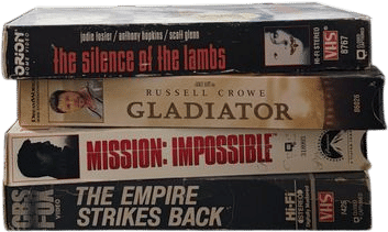 Using VHS Tapes as Decoration