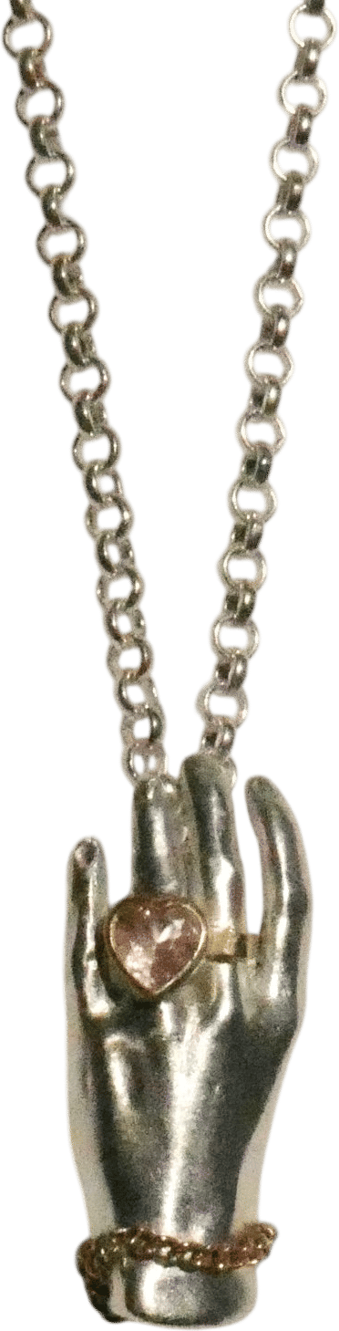 Heart on Hand Pendant