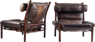 Arne Norell Model Inca Easy Chairs