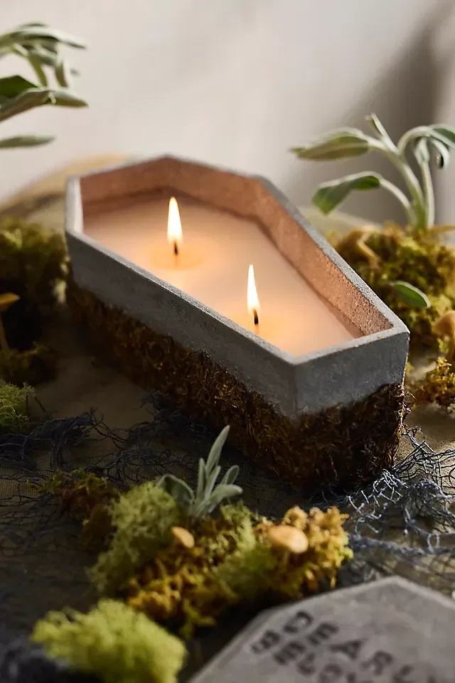 Halloween Coffin Candle