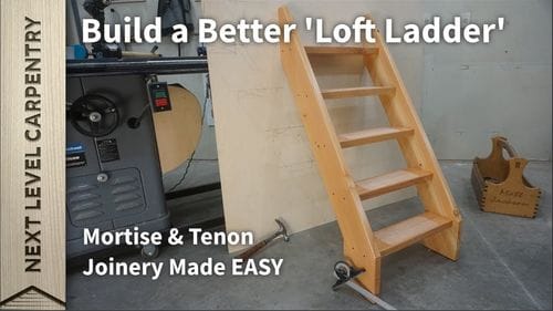 How to Build a Next Level Loft Ladder