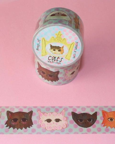 Cats washi tape