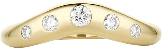 White Diamond Bombé Band