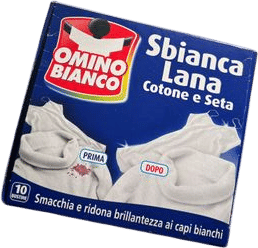 Omino Bianco Sbianca Lana