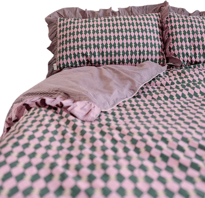 Cotton Duvet Cover - Harlequin