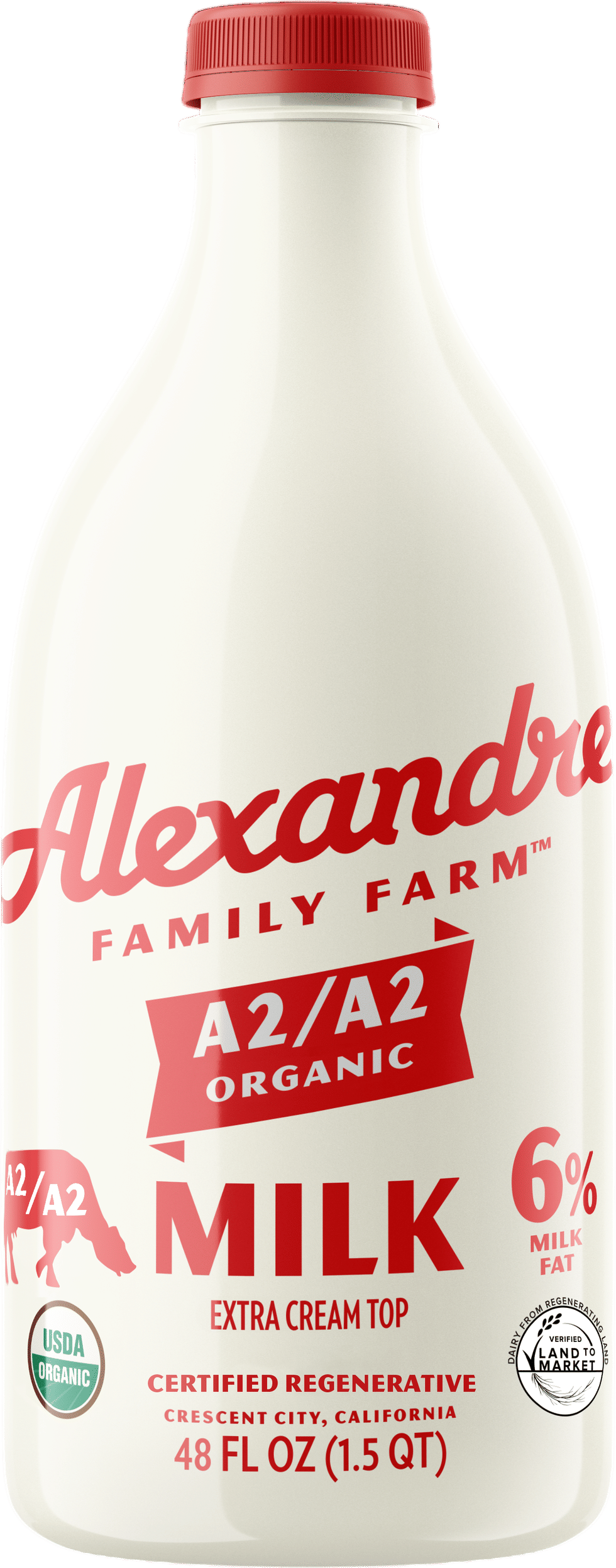 A2/A2 Organic 6% Whole Milk