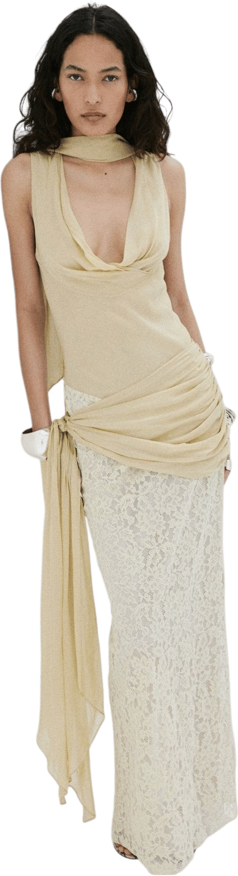 De La Vali Rosa Maxi Dress