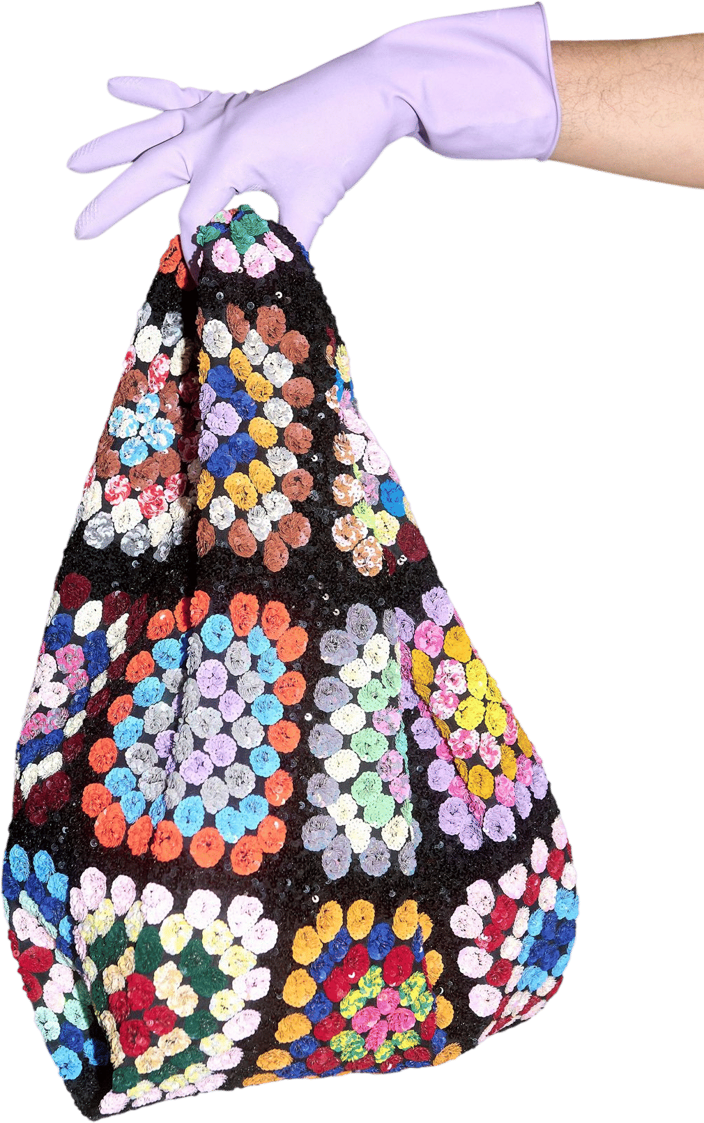 Ashish Sequin Crochet Grocery Bag