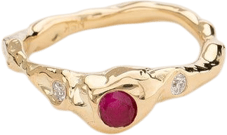 Mimosa III Ruby and Diamond Ring